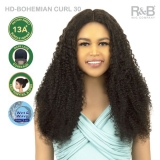 R&B Collection 13A 100% Unprocessed Brazilian Virgin Remy Hair Wig - HD-BOHEMIAN CURL 30